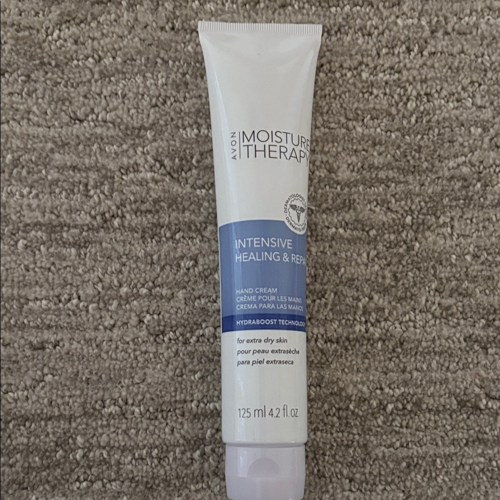 Avon Moisture Therapy Intensive Healing & Repair Hand Cream - White and Blue